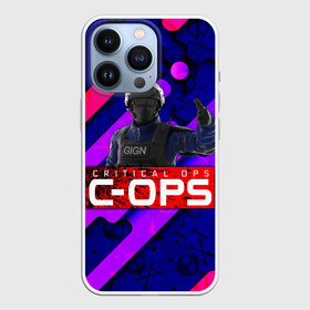 Чехол для iPhone 13 Pro с принтом C OPS ,  |  | Тематика изображения на принте: c ops | critical ops | game | ops. critical | игра | критикал опс | шутер