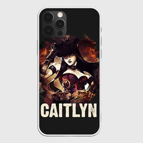 Чехол для iPhone 12 Pro с принтом Caitlyn , силикон | область печати: задняя сторона чехла, без боковых панелей | Тематика изображения на принте: jinx | kda | league | lol | moba | pentakill | riot | rise | rus | skins | варвик | варус | воин | легенд | лига | лол | маг | стрелок | танк | чемпион