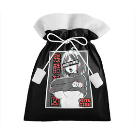 Подарочный 3D мешок с принтом Ahegao , 100% полиэстер | Размер: 29*39 см | Тематика изображения на принте: ahegao | anime | cute | girl | girls | japan | senpai | waifu | аниме | ахегао | девушка | семпай | сенпай | япония