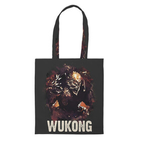 Шоппер 3D с принтом Wukong , 100% полиэстер | Плотность: 200 г/м2; Размер: 34×35 см; Высота лямок: 30 см | jinx | kda | league | lol | moba | pentakill | riot | rise | rus | skins | варвик | варус | воин | легенд | лига | лол | маг | стрелок | танк | чемпион