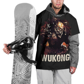 Накидка на куртку 3D с принтом Wukong , 100% полиэстер |  | jinx | kda | league | lol | moba | pentakill | riot | rise | rus | skins | варвик | варус | воин | легенд | лига | лол | маг | стрелок | танк | чемпион