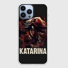 Чехол для iPhone 13 Pro Max с принтом Katarina ,  |  | Тематика изображения на принте: jinx | kda | league | lol | moba | pentakill | riot | rise | rus | skins | варвик | варус | воин | легенд | лига | лол | маг | стрелок | танк | чемпион