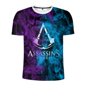 Мужская футболка 3D спортивная с принтом Assassins Creed , 100% полиэстер с улучшенными характеристиками | приталенный силуэт, круглая горловина, широкие плечи, сужается к линии бедра | mmorpg | rogue | асасин | асассин | ассасин крид | ассассин