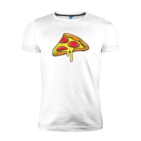 Мужская футболка премиум с принтом Пицца Пицца Пицца !!!! Pizza , 92% хлопок, 8% лайкра | приталенный силуэт, круглый вырез ворота, длина до линии бедра, короткий рукав | pizza | для девушек | для парней | еда | италия | итальянская еда | колбаса | пицца | пицца с салями | пицца с сыром | подарок | с намеком | салями | сыр | тесто