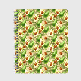 Тетрадь с принтом Веган Авокадо узор , 100% бумага | 48 листов, плотность листов — 60 г/м2, плотность картонной обложки — 250 г/м2. Листы скреплены сбоку удобной пружинной спиралью. Уголки страниц и обложки скругленные. Цвет линий — светло-серый
 | Тематика изображения на принте: avocado | based | food | plant | vegan | vegetable | авокадо | веган | диета | для девочек | для фитнеса | женская | зож | кето | кето диета | купить | мужская | растения | с авокадо | с надписью | с принтом | фитнес