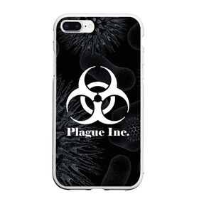 Чехол для iPhone 7Plus/8 Plus матовый с принтом PLAGUE INC , Силикон | Область печати: задняя сторона чехла, без боковых панелей | molecule | plague inc | абстракция | бактерии | вирус | клетки | медицина | микробы | молекулы | наука | нейрон | нейроны | планета | текстура | текстуры | формула