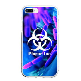 Чехол для iPhone 7Plus/8 Plus матовый с принтом PLAGUE INC , Силикон | Область печати: задняя сторона чехла, без боковых панелей | molecule | plague inc | абстракция | бактерии | вирус | клетки | медицина | микробы | молекулы | наука | нейрон | нейроны | планета | текстура | текстуры | формула