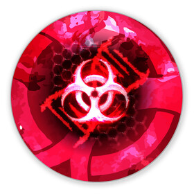 Коврик для мышки круглый с принтом Plague Inc LC (Oko) , резина и полиэстер | круглая форма, изображение наносится на всю лицевую часть | авторская | вирус | знаки | игры | интересная | каракули | круг | лабиринт | линии | мозаика | необычная | око | символы | страшная | туннель | черная | эпидемия