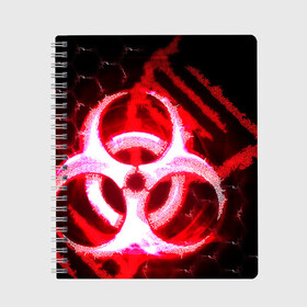 Тетрадь с принтом Plague Inc ShB (Oko) , 100% бумага | 48 листов, плотность листов — 60 г/м2, плотность картонной обложки — 250 г/м2. Листы скреплены сбоку удобной пружинной спиралью. Уголки страниц и обложки скругленные. Цвет линий — светло-серый
 | авторская | вирус | знаки | игры | интересная | каракули | круг | лабиринт | линии | мозаика | необычная | око | символы | страшная | туннель | черная | эпидемия