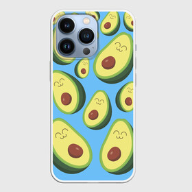 Чехол для iPhone 13 Pro с принтом Авокадо паттерн ,  |  | avocado | vegan | vegetarian | авокадо | веган | вегетарианство