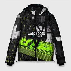 Мужская зимняя куртка 3D с принтом WATCH DOGSLEGION , верх — 100% полиэстер; подкладка — 100% полиэстер; утеплитель — 100% полиэстер | длина ниже бедра, свободный силуэт Оверсайз. Есть воротник-стойка, отстегивающийся капюшон и ветрозащитная планка. 

Боковые карманы с листочкой на кнопках и внутренний карман на молнии. | ded sec | game | name | ubisoft | watch dogs | watch dogs 2 | watch dogs legion | город | девушка | дрон | игры | имена | компьютеры | пистолет | телефон | технологии | хакер | юби