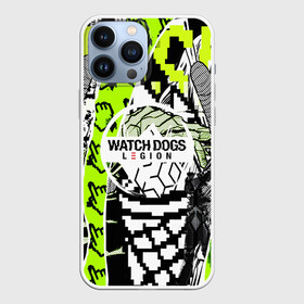 Чехол для iPhone 13 Pro Max с принтом WATCH DOGS:LEGION ,  |  | Тематика изображения на принте: ded sec | game | name | watch dogs | watch dogs 2 | watch dogs legion | watch dogs:legionwatch dogs 2 | город | девушка | дрон | игры | имена | компьютеры | пистолет | телефон | технологии | хакер