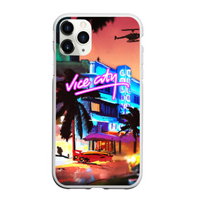 Чехол для iPhone 11 Pro матовый с принтом GTA VICE CITY , Силикон |  | grand theft auto 2 | grand theft auto 3 | grand theft auto v | grand theft auto: san andreas | grand theft auto: vice city | gta 5 | gta online | gta v | город | игры