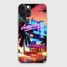 Чехол для iPhone 12 Pro Max с принтом GTA VICE CITY , Силикон |  | grand theft auto 2 | grand theft auto 3 | grand theft auto v | grand theft auto: san andreas | grand theft auto: vice city | gta 5 | gta online | gta v | город | игры