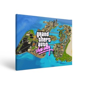 Холст прямоугольный с принтом GRAND THEFT AUTO:VICE CITY , 100% ПВХ |  | grand theft auto 2 | grand theft auto 3 | grand theft auto v | grand theft auto: san andreas | grand theft auto: vice city | gta 5 | gta online | gta v | город | игры