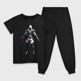 Детская пижама хлопок с принтом Assassins Creed Syndicate , 100% хлопок |  брюки и футболка прямого кроя, без карманов, на брюках мягкая резинка на поясе и по низу штанин
 | mmorpg | rogue | syndicate | асасин | асассин | ассасин крид | ассассин | синдикат