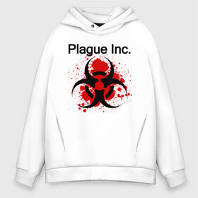 Мужское худи Oversize хлопок с принтом Plague Inc , френч-терри — 70% хлопок, 30% полиэстер. Мягкий теплый начес внутри —100% хлопок | боковые карманы, эластичные манжеты и нижняя кромка, капюшон на магнитной кнопке | inc | ndemic creations | plague | plague inc | биологический симулятор | игра | чума | чума инкорпорейтед