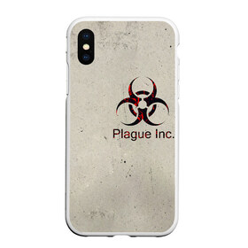 Чехол для iPhone XS Max матовый с принтом Plague Inc , Силикон | Область печати: задняя сторона чехла, без боковых панелей | biohazard | inc | ndemic creations | plague | plague inc | биологический симулятор | игра | чума | чума инкорпорейтед