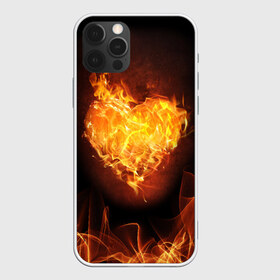 Чехол для iPhone 12 Pro Max с принтом Горячее сердце , Силикон |  | Тематика изображения на принте: 14 февраля | 8 марта | валентинов день | влюблен | влюбленность | влюбленные | вместе навсегда | горячая | горячий | девушке | день влю | для жены | желание | любимая | любимый | люблю | люблю тебя