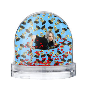 Снежный шар с принтом Billie Eilish Grammy , Пластик | Изображение внутри шара печатается на глянцевой фотобумаге с двух сторон | billie | eilish | grammy | айлиш | билли | грэмми