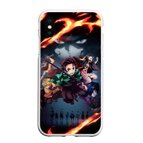 Чехол для iPhone XS Max матовый с принтом DEMON SLAYER KIMETSU NO YAIBA КЛИНОК РАССЕКАЮЩИЙ ДЕМОНОВ , Силикон | Область печати: задняя сторона чехла, без боковых панелей | demon slayer | demon slayer: kimetsu no yaiba | kimetsu | kimetsu no yaiba | nezuko | slayer | tanjiro | клинок рассекающий демонов | незуко | танджиро | шинобу кочо