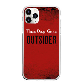 Чехол для iPhone 11 Pro матовый с принтом Three days grace Outsider , Силикон |  | days | grace | outsider | three | аутсайдер