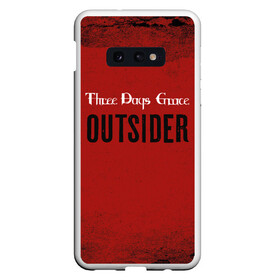 Чехол для Samsung S10E с принтом Three days grace Outsider , Силикон | Область печати: задняя сторона чехла, без боковых панелей | days | grace | outsider | three | аутсайдер