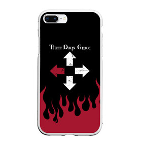 Чехол для iPhone 7Plus/8 Plus матовый с принтом Three Days Grace , Силикон | Область печати: задняя сторона чехла, без боковых панелей | days | grace | music | rock | three | three days grace | музыка | рок