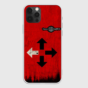 Чехол для iPhone 12 Pro Max с принтом THREE DAYS GRACE RED , Силикон |  | Тематика изображения на принте: rock | музыка | рок