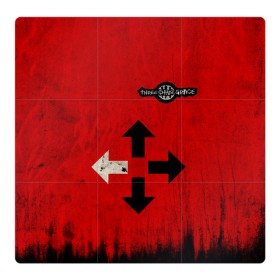 Магнитный плакат 3Х3 с принтом THREE DAYS GRACE RED , Полимерный материал с магнитным слоем | 9 деталей размером 9*9 см | rock | музыка | рок