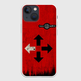 Чехол для iPhone 13 mini с принтом THREE DAYS GRACE RED ,  |  | rock | музыка | рок