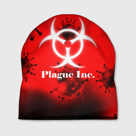 Шапка 3D с принтом PLAGUE INC. , 100% полиэстер | универсальный размер, печать по всей поверхности изделия | molecule | plague inc | абстракция | бактерии | вирус | клетки | медицина | микробы | молекулы | наука | нейрон | нейроны | планета | текстура | текстуры | формула