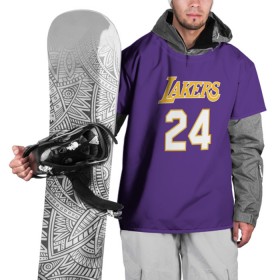 Накидка на куртку 3D с принтом Los Angeles Lakers / Kobe Brya , 100% полиэстер |  | basketball | espn | kobe | kobe bryant | kobe bryant death | kobe bryant tribute | lakers | los angeles lakers | nba