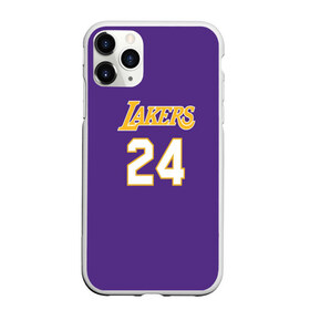 Чехол для iPhone 11 Pro матовый с принтом Los Angeles Lakers Kobe Brya , Силикон |  | basketball | espn | kobe | kobe bryant | kobe bryant death | kobe bryant tribute | lakers | los angeles lakers | nba