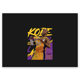 Поздравительная открытка с принтом Kobe Bryant , 100% бумага | плотность бумаги 280 г/м2, матовая, на обратной стороне линовка и место для марки
 | 08 | 24 | 8 | angeles | basketball | bryant | gigi | goat | kobe | lakers | legend | los | mamba | rip | sport | баскетбол | брайант | коби | легенда | мамба | роспись | спорт