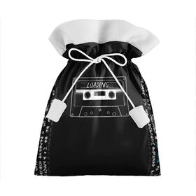 Подарочный 3D мешок с принтом Loading , 100% полиэстер | Размер: 29*39 см | Тематика изображения на принте: hieroglyph | japanese | loading | загрузка | иероглиф | кассета | японский
