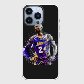 Чехол для iPhone 13 Pro с принтом Kobe Bryant ,  |  | Тематика изображения на принте: 08 | 24 | 8 | angeles | basketball | bryant | gigi | goat | kobe | lakers | legend | los | mamba | rip | sport | баскетбол | брайант | коби | легенда | мамба | роспись | спорт