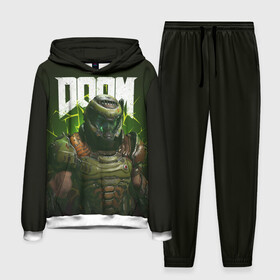 Мужской костюм 3D (с толстовкой) с принтом Doom Eternal ,  |  | doom | doom 2016 | doom 2020 | doom eternal | doomguy | дум | дум 2020 | дум вечен | дум етернал | дум этернал | думгай