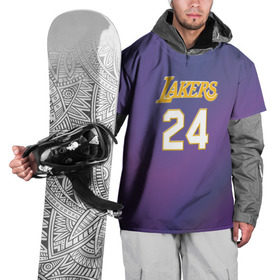 Накидка на куртку 3D с принтом Los Angeles Lakers / Kobe Brya , 100% полиэстер |  | basketball | espn | kobe | kobe bryant | kobe bryant death | kobe bryant tribute | lakers | los angeles lakers | nba
