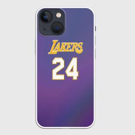 Чехол для iPhone 13 mini с принтом Los Angeles Lakers   Kobe Brya ,  |  | basketball | espn | kobe | kobe bryant | kobe bryant death | kobe bryant tribute | lakers | los angeles lakers | nba
