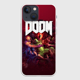 Чехол для iPhone 13 mini с принтом Doom ,  |  | doom | doom 2016 | doom 2020 | doom eternal | doom slayer | doomguy | doomslayer | дум | дум 2020 | дум вечен | дум етернал | дум этернал | думгай
