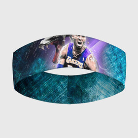 Повязка на голову 3D с принтом Kobe Bryant ,  |  | angeles | bryant | kobe | lakers | los | nba | баскетбольный | клуб