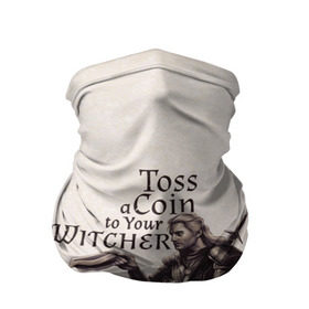 Бандана-труба 3D с принтом Toss a coin to your Witcher , 100% полиэстер, ткань с особыми свойствами — Activecool | плотность 150‒180 г/м2; хорошо тянется, но сохраняет форму | Тематика изображения на принте: andrzej | cavill | ciri | geralt | henry | netflix | rivia | sapkowski | witcher | анджей | ведьмак | генри | геральт | йеннифэ | кавилл | лютик | ривия | сапковский | цири | цирилла