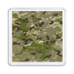 Магнит 55*55 с принтом CAMOUFLAGE , Пластик | Размер: 65*65 мм; Размер печати: 55*55 мм | 23 февраля | amel flags | camouflage | dazzle paint | province | provinces | день защитника отечества | камуфляж | маскировка | сокрытие