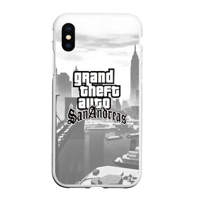 Чехол для iPhone XS Max матовый с принтом GTA SanAndreas , Силикон | Область печати: задняя сторона чехла, без боковых панелей | grand theft auto 2 | grand theft auto 3 | grand theft auto v | grand theft auto: san andreas | grand theft auto: vice city | gta 1 | gta 2 | gta 3 | gta 4 | gta 5 | gta online | gta v | город | игры