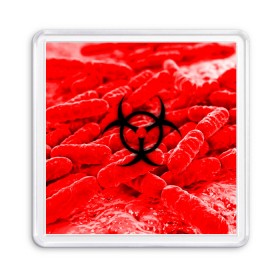 Магнит 55*55 с принтом PLAGUE INC.BIOHAZARD , Пластик | Размер: 65*65 мм; Размер печати: 55*55 мм | Тематика изображения на принте: molecule | plague inc | абстракция | бактерии | вирус | клетки | медицина | микробы | молекулы | наука | нейрон | нейроны | планета | текстура | текстуры | формула