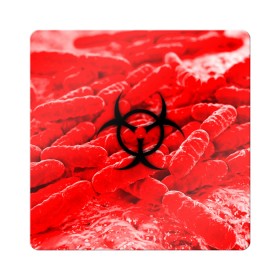 Магнит виниловый Квадрат с принтом PLAGUE INC.BIOHAZARD , полимерный материал с магнитным слоем | размер 9*9 см, закругленные углы | Тематика изображения на принте: molecule | plague inc | абстракция | бактерии | вирус | клетки | медицина | микробы | молекулы | наука | нейрон | нейроны | планета | текстура | текстуры | формула