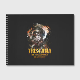 Альбом для рисования с принтом Tristana , 100% бумага
 | матовая бумага, плотность 200 мг. | jinx | kda | league | lol | moba | pentakill | riot | rise | rus | skins | варвик | варус | воин | легенд | лига | лол | маг | стрелок | танк | чемпион