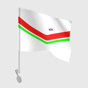 Флаг для автомобиля с принтом LIKE , 100% полиэстер | Размер: 30*21 см | like | nike | антибренд | надписи