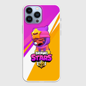 Чехол для iPhone 13 Pro Max с принтом Brawl stars Sandy ,  |  | Тематика изображения на принте: brawl stars | brawl stars sandy | legendary brawler | leon | leon shark | sandy | shark | stars | акула | бравл стар сэнди | леон акула | сенди | сэнди